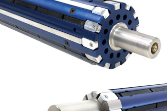 Tidland Cyclone high-speed centering shaft