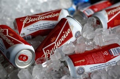Budweiser beer cans