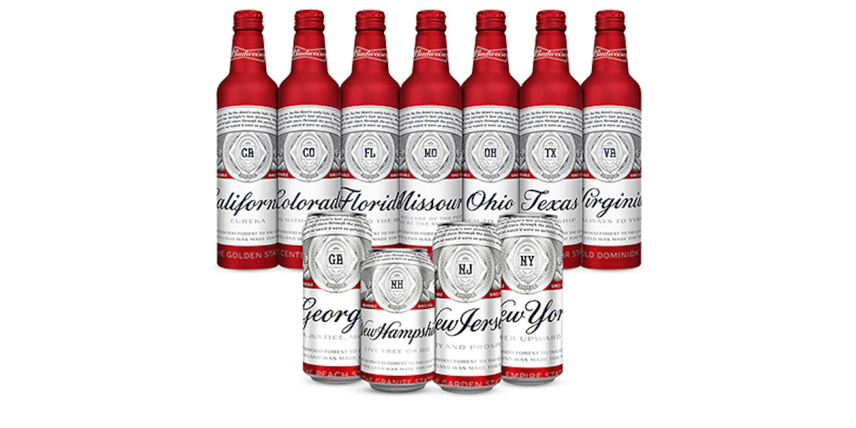 Budweiser Unveils New State Packaging Inspired by its 12 Local