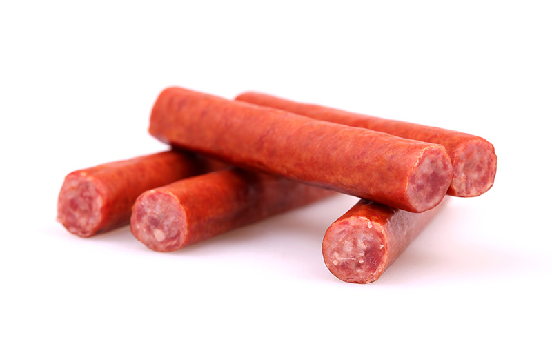 Protein snacks, such as meat sticks, are being marketed to millennials using flavor variety and premium packaging.