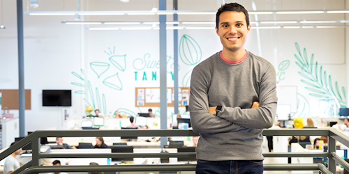 This undated photo provided by Thrive Market shows cofounder Nick Green. Thrive Market, a four-year-old online membership-based natural and organic food retailer, has successfully found a niche using Costco as a model, but just for healthy products. Green, along with his two co-founders Gunnar Lovelace and Sasha Siddartha, saw a big opportunity to make healthy food more accessible for middle-American shoppers who found Whole Foods too expensive and were overwhelmed by the increasing choices at discounters. (Thrive Market via AP)