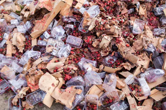 Rotten Strawberries In A Landfill