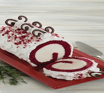 Baskin Robbins Red Velvet Roll Cake