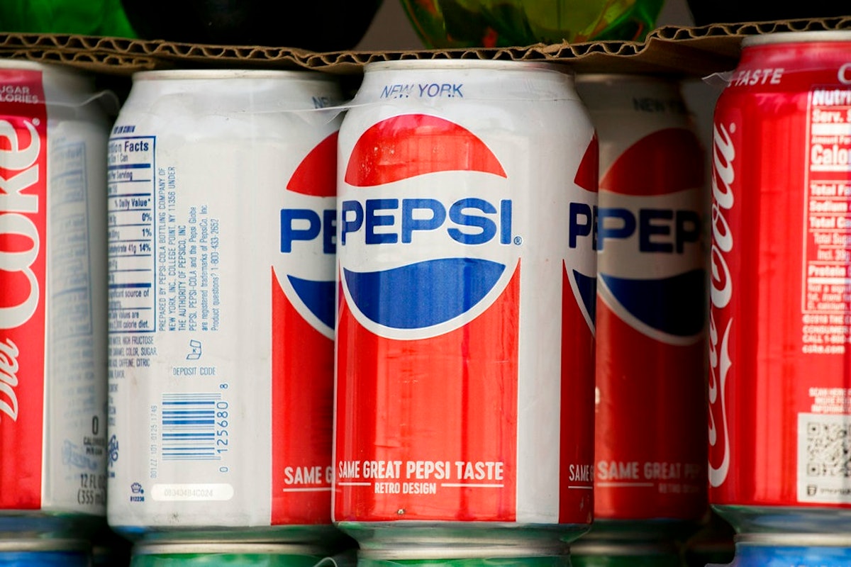 Why was Pepsi Max brand a sustainable step for PepsiCo?