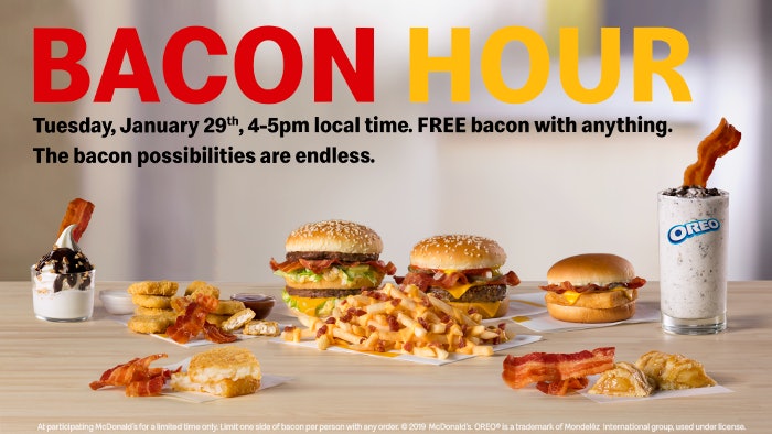 Mcdonald S Offering Free Bacon On Anything Food Manufacturing Mcdonald S Offering Free Bacon On Anything Food Manufacturing