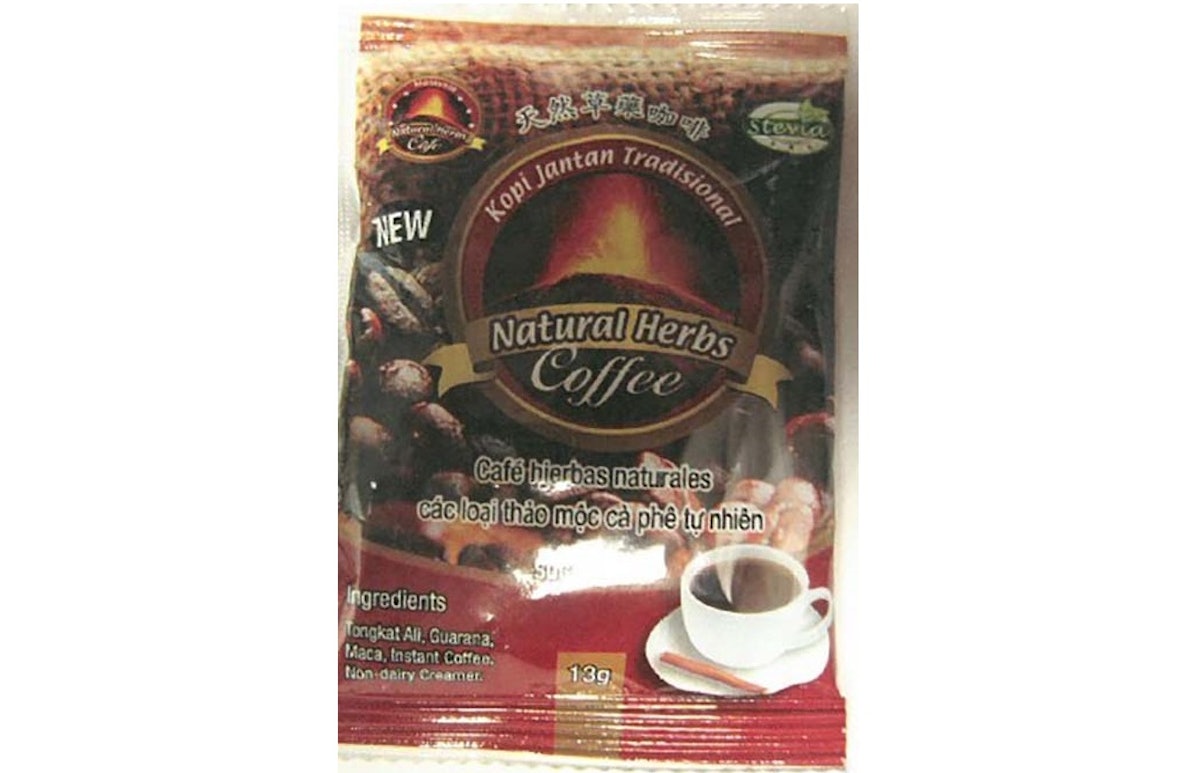 Natural Herbs Coffee Recalled For Presence of ED Drugs Food