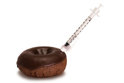 Syringe In A Doughnut