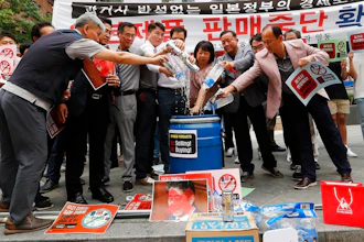 Japan Boycott Water Beer Ap
