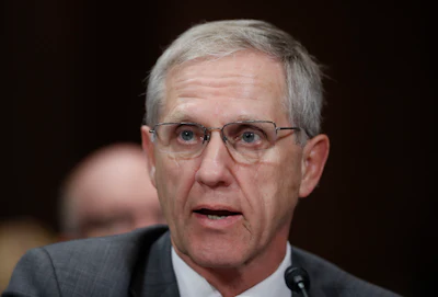 In this Sept. 20, 2016 file photo, Roger Johnson, President of the National Farmers Union, testifies on Capitol Hill in Washington.