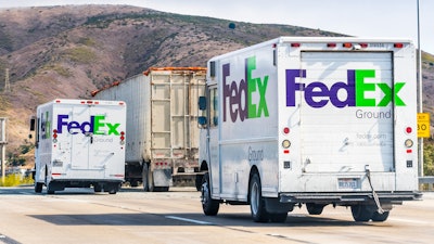 Fed Ex Ground I Stock