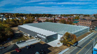 The new 100,000 square foot, high-tech urban greenhouse is Gotham Greens’ first greenhouse in New England and seventh greenhouse nationwide.
