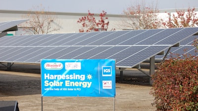 Hormel Foods Announces the Completion of Solar Array at its Swiss American Sausage Company Facility in California.