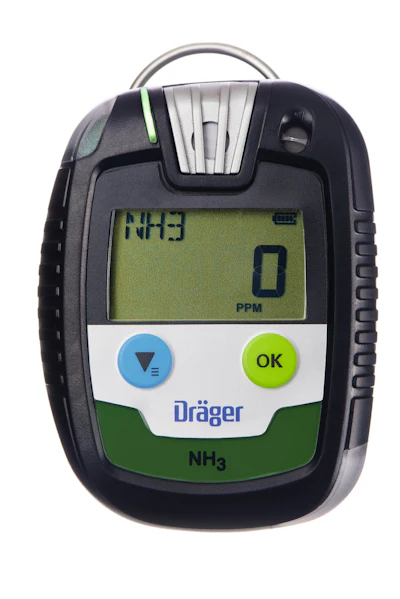 The Dräger Pac 8000 is a non-disposable, personal single-gas detection device.