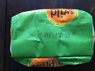 Wild Harvest Organic All Purpose Flour Unbleached Top Of Container Just Below Fold Shows Best If Used By Date
