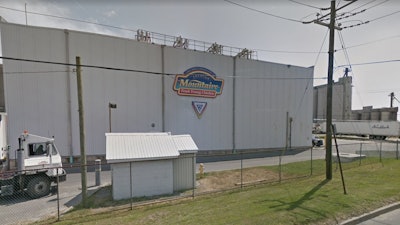 A Google Maps street view of Mountaire Farms' Millsboro, DE poultry processing facilities.