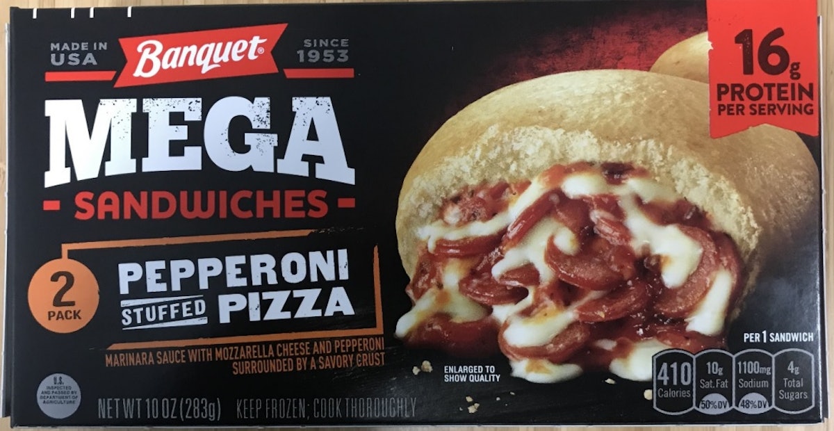 Pepperoni Pizza Frozen Sandwich