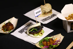 A variety of Impossible Pork dishes from Impossible Foods, the California plant-based meat company, as the company unveils Impossible Pork and Impossible Sausage before the CES tech show Jan. 6 in Las Vegas.