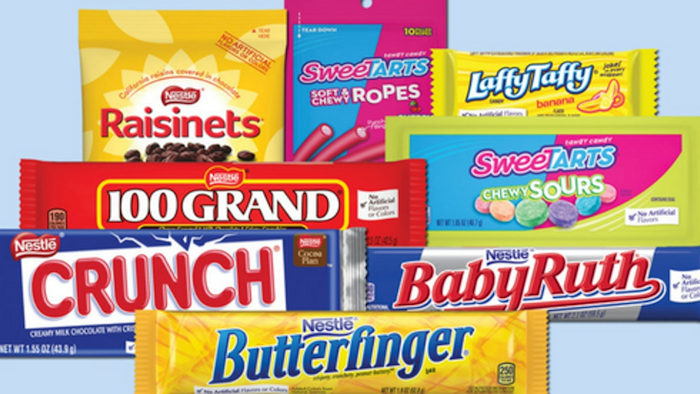Ferraro's candy bar brands, recently acquired from Nestle.