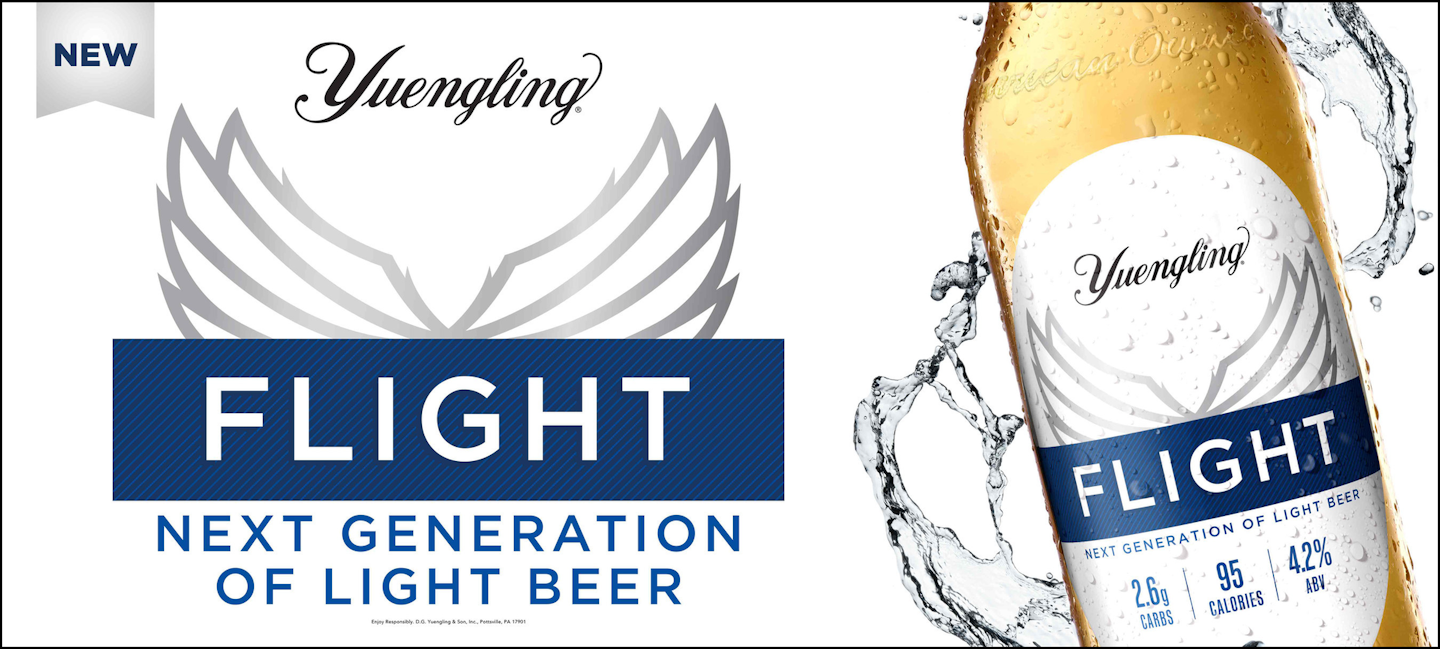 Yuengling Launches New Light Beer Flight Food Manufacturing