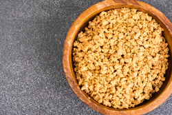 Soy texturate minced meat.