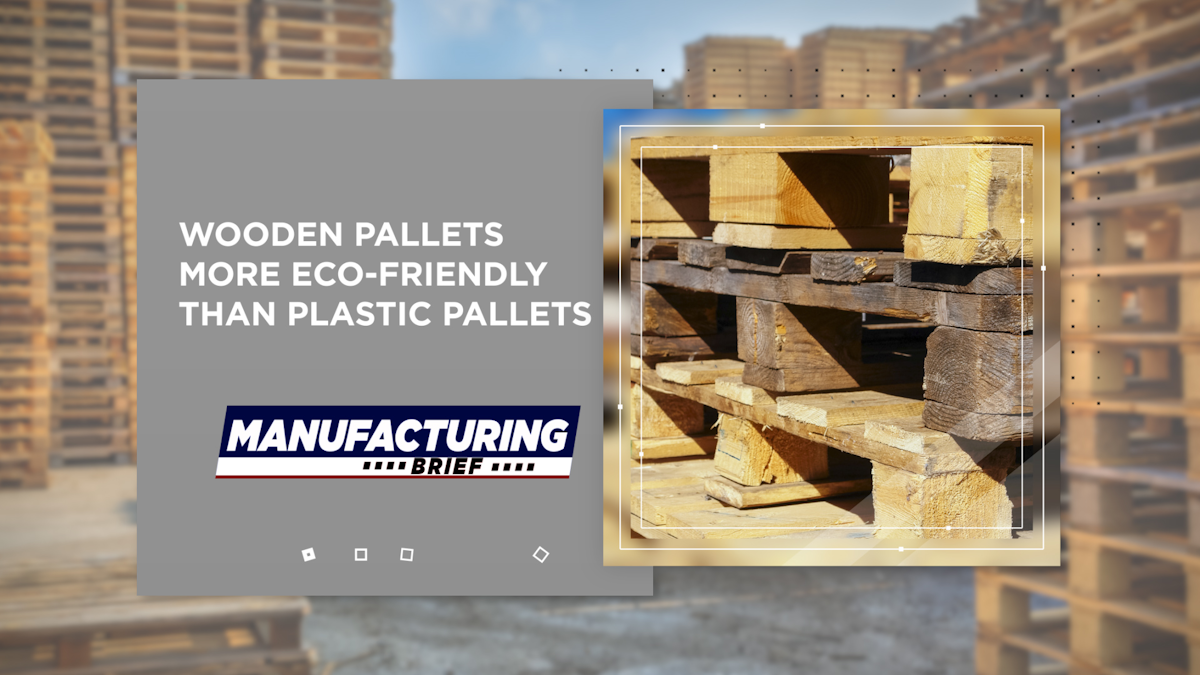 Wooden Pallets More EcoFriendly Than Plastic Pallets Food Manufacturing