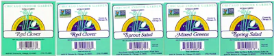 Chicago Indoor Garden Sprout Labels