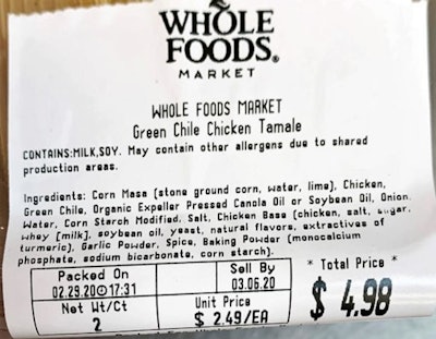 Organic Whole Chicken at Whole Foods Market