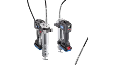 SKF's new Battery-Driven Grease Gun is a portable tool for manual lubrication.