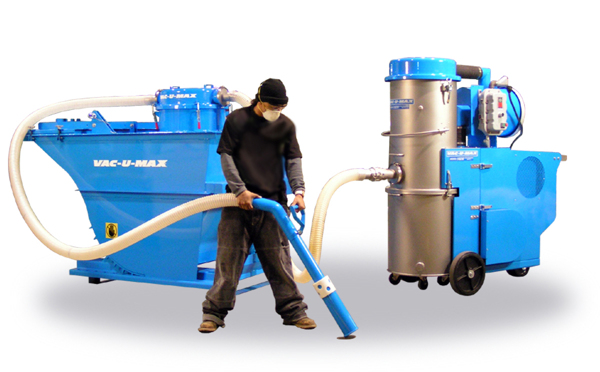 The MDL 1020MFS from VAC-U-MAX is a continuous-duty industrial vacuum for high volume recovery.
