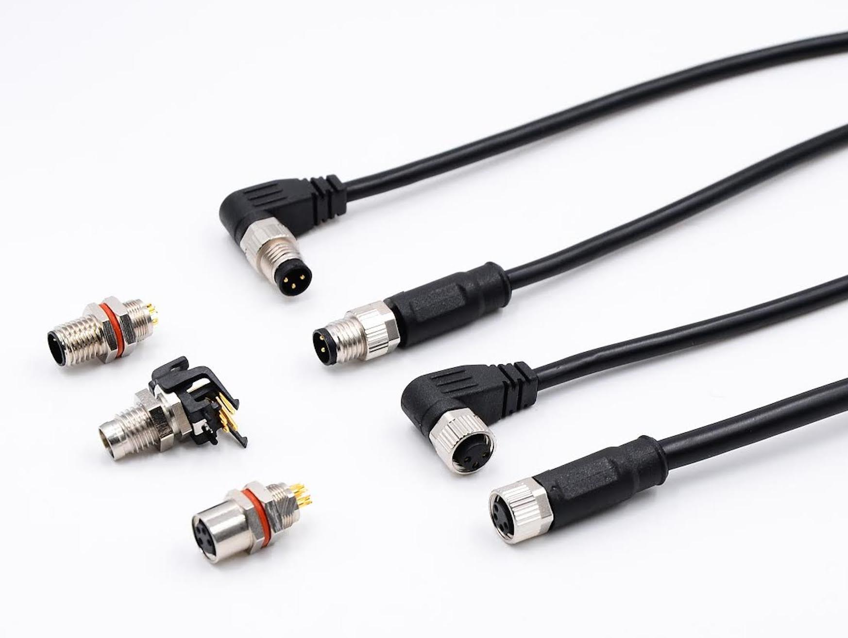 Chogori's IP67-rated M8 model connectors for indoor and outdoor applications.