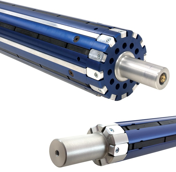 The Tidland Cyclone high-speed centering shaft from Maxcess.