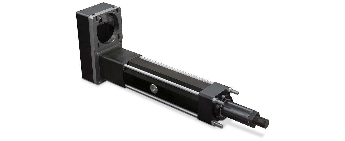 Tolomatic&rsquo;s new RSX hydraulic-class electric linear rod actuator.