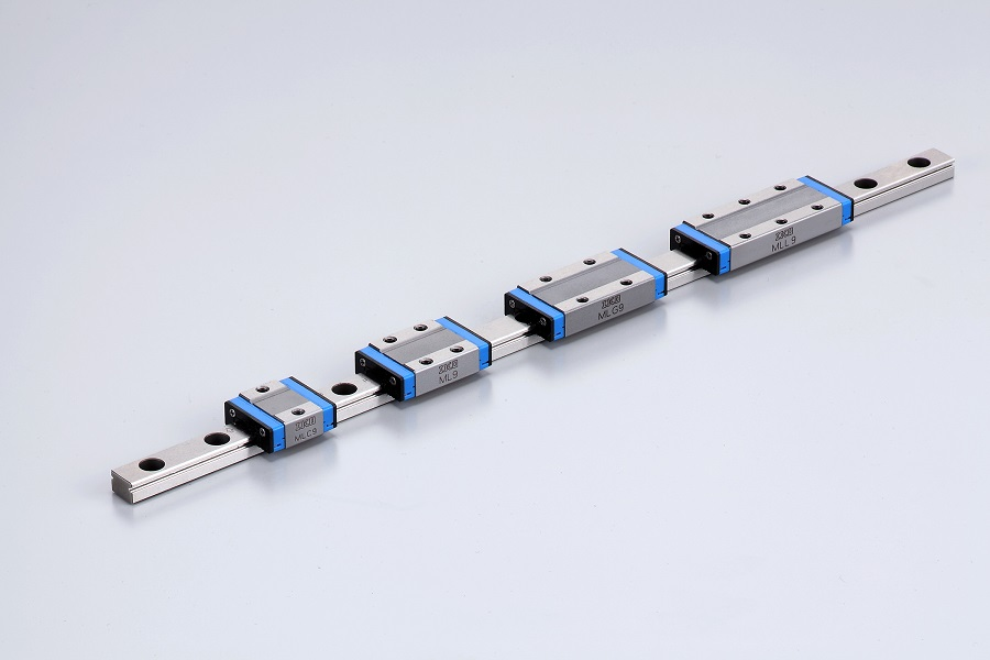 IKO's miniature bearings are available in rail widths from 1-mm to 25-mm.