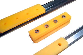 Water Dog Sliders from LM76 can be washed down with aggressive chemicals and caustic foaming agents.