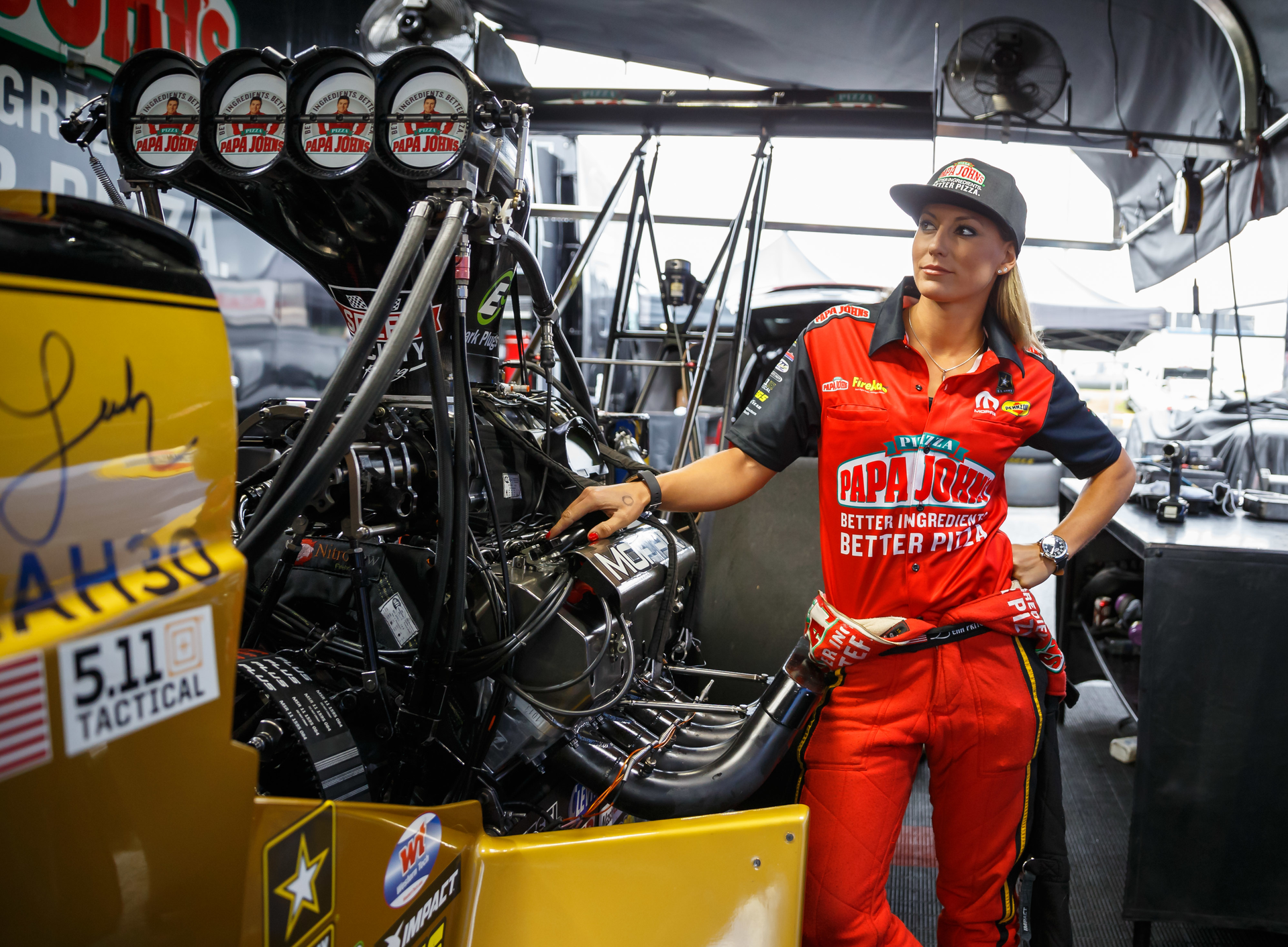 Don Schumacher Racing created a sustainable environment and increased employee comfort with MacroAir fans.
