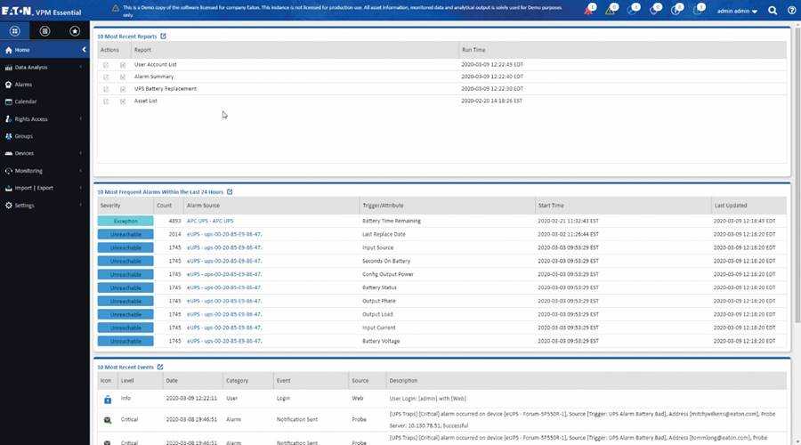 Eaton delivers essential power monitoring capabilities with new Visual Power Manager software offering.