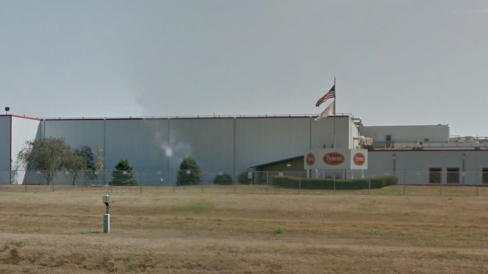 Tyson Foods' pork processing plant in Columbus Junction, IA.