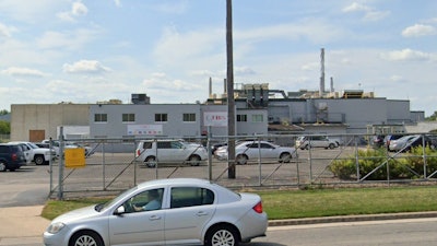 A street view of JBS USA's Green Bay, WI meat plant.