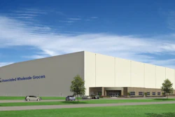 An artist rendering of AWG's new all-in-one distribution hub planned for Hernando, MS.