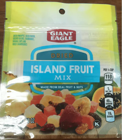 Giant Eagle Dried Island Fruit Mix, 10 Oza