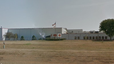 A Google Maps street view of Tyson Foods' pork processing plant in Columbus Junction, IA.