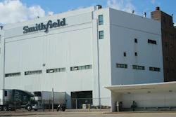 This April 8, 2020 photo shows the Smithfield pork processing plant in Sioux Falls, SD.