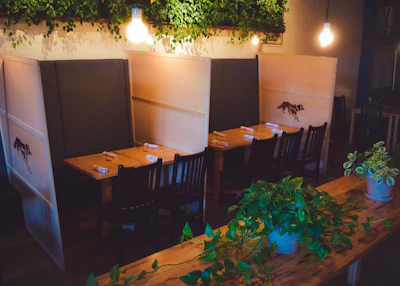 In a June 2020 photo provided by Wolf's Ridge Brewing is the dining room at Wolf's Ridge Brewing in Columbus, OH.