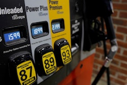 Gas pump in Brandon, Miss., March 31, 2020.