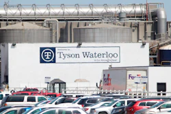 A Tyson Fresh Meats plant stands in Waterloo, Iowa, date not known.