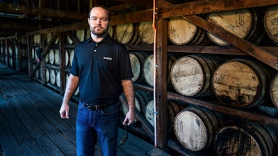 This photo provided by Brown-Forman Corporation/Jack Daniel Distillery shows Chris Fletcher, the new master distiller at Jack Daniel's.
