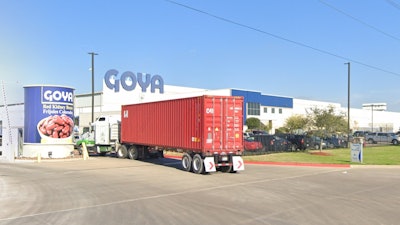A Google Maps street view of Goya's manufacturing and distribution facility in Brookshire, TX.