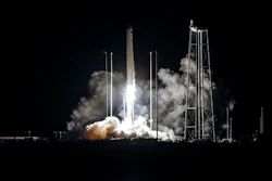 Northrup Grumman's Antares rocket lifts off the launch pad at the NASA Wallops test flight facility, Friday, Oct. 2, 2020, in Wallops Island, Va. The rocket will deliver supplies to the International Space Station.