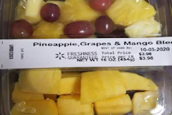 Picture Of Pineapple, Grapes And Mango Blend, 16 Oz