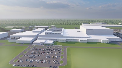 An artist rendering of Nestle Purina Petcare's planned $550 million, 1 million-square-foot processing facility in Williamsburg Township, OH.